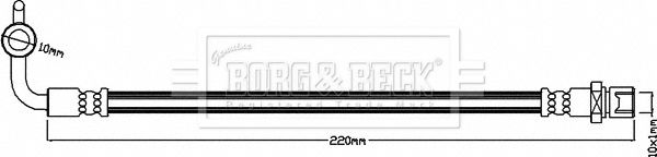 BORG & BECK Jarruletku BBH8087